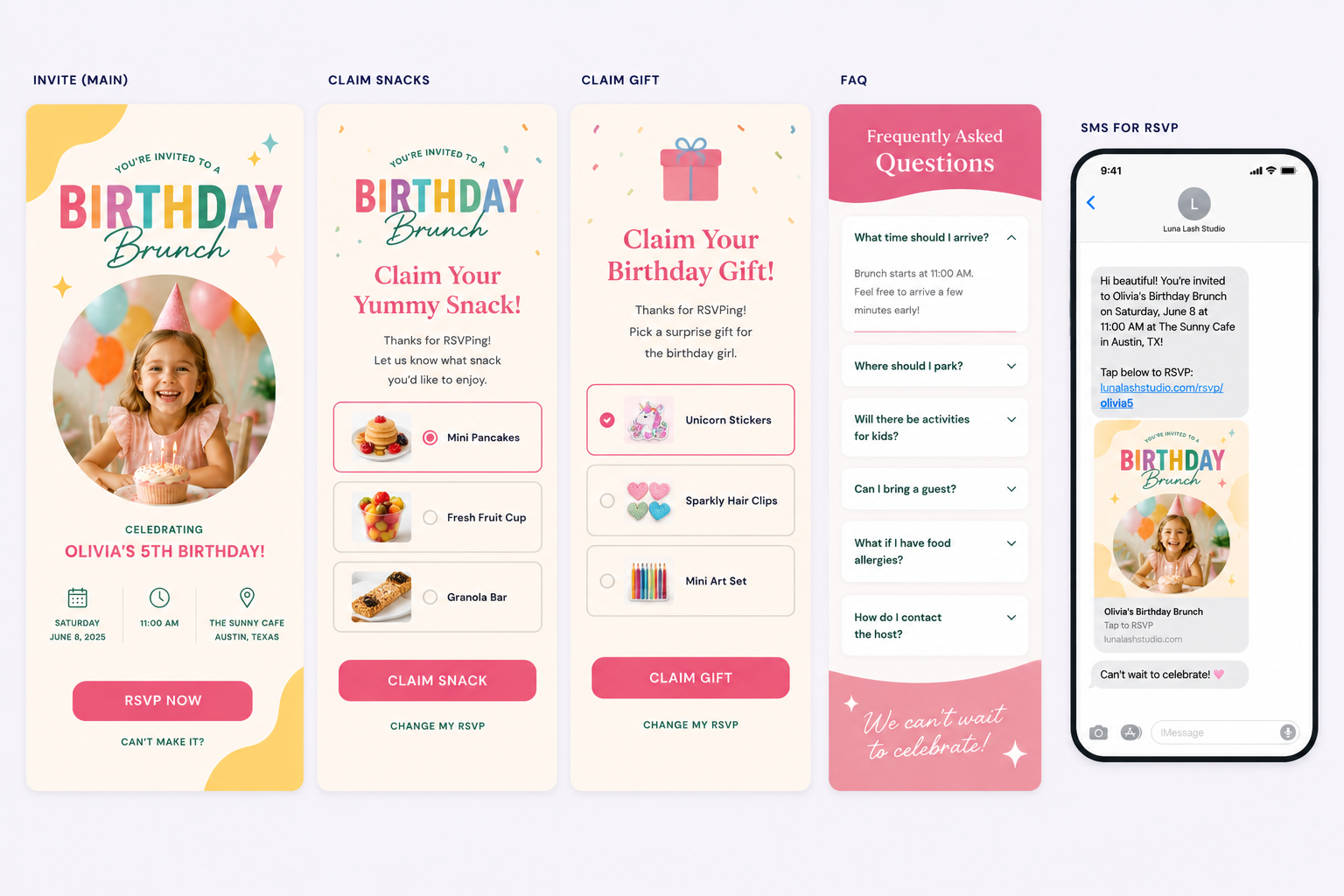 Birthday Brunch Invite